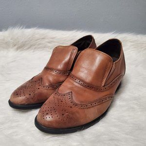 CALTO Men's Invisible Height Increasing Elevator Shoes - Leather Slip-on